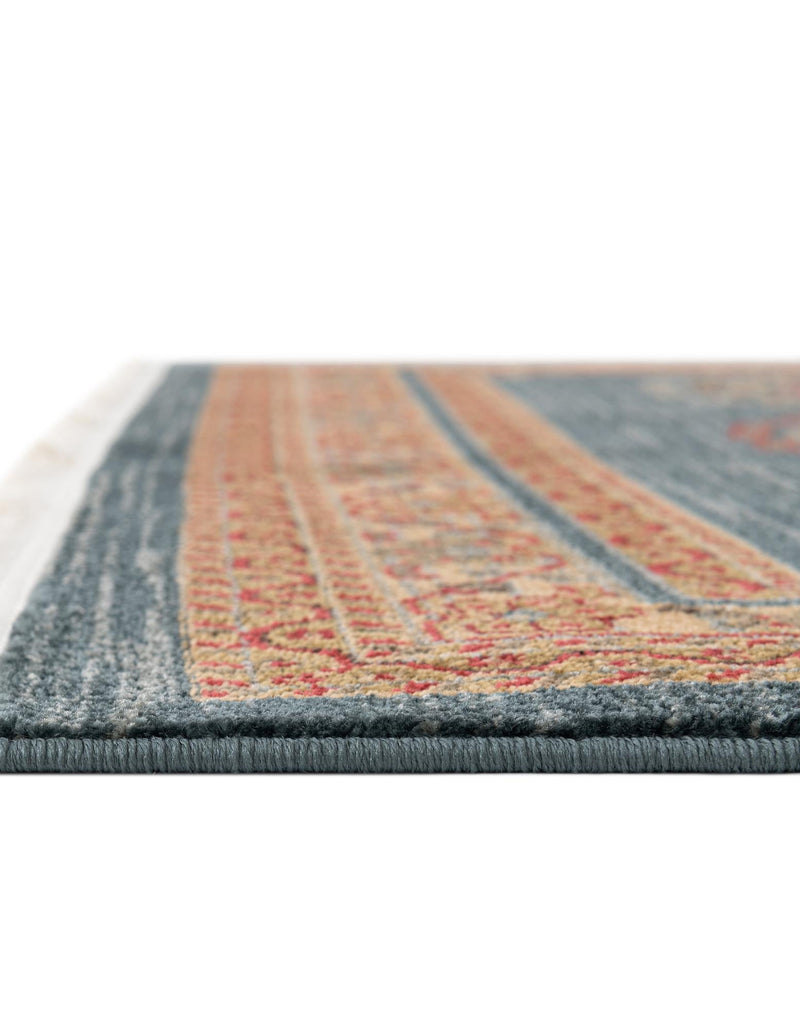 Zagros Oasis Collection Area Rug -  Gilan-e Gharb Rectangle Blue  lifestyle 7