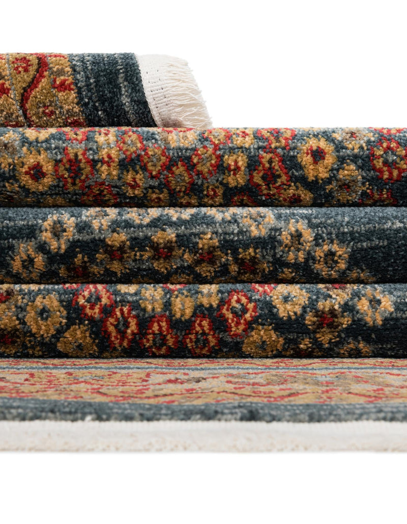 Zagros Oasis Collection Area Rug -  Gilan-e Gharb Rectangle Blue  lifestyle 14
