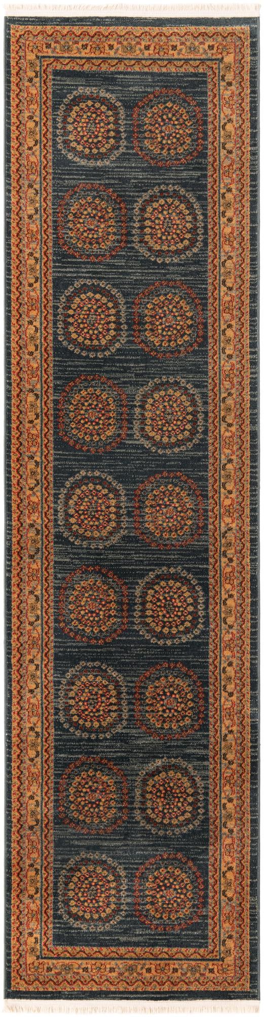 Zagros Oasis Collection Area Rug -  Gilan-e Gharb Runner Blue  lifestyle 17