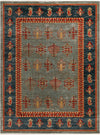 Zagros Oasis Collection Area Rug -  Dalahu Rectangle Light Blue Main