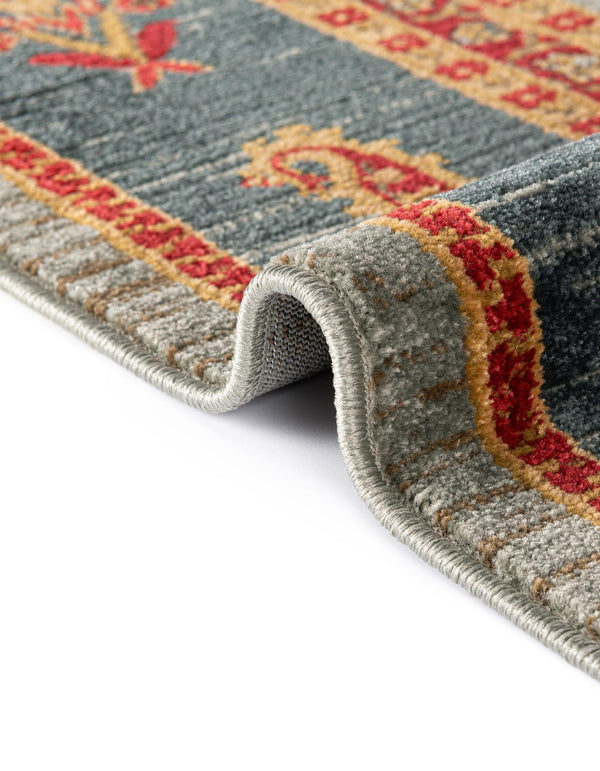 Zagros Oasis Collection Area Rug -  Dalahu Rectangle Light Blue  lifestyle 10