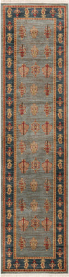Zagros Oasis Collection Area Rug -  Dalahu Runner Light Blue  lifestyle 18