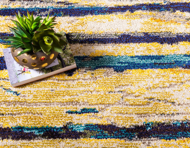 Marrakesh Elegance Collection Area Rug -  Taddert Round Yellow  lifestyle 6