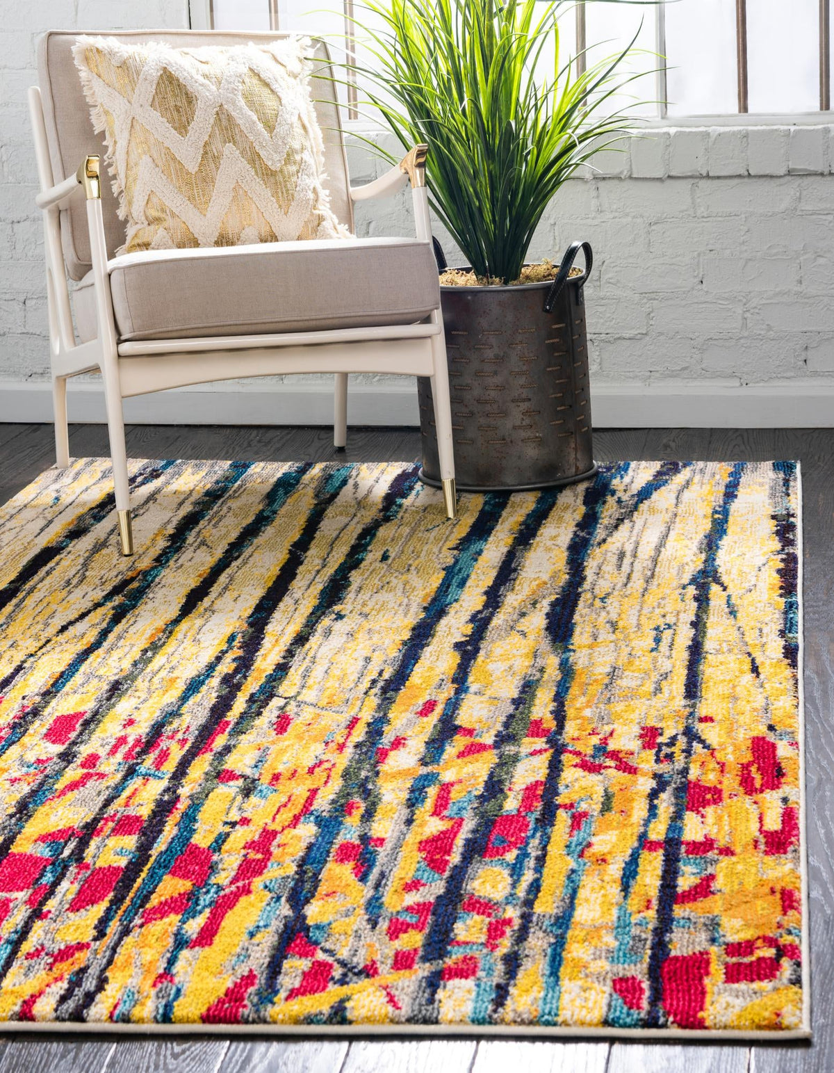 Marrakesh Elegance Collection Area Rug -  Erfoud Rectangle Yellow  lifestyle 2