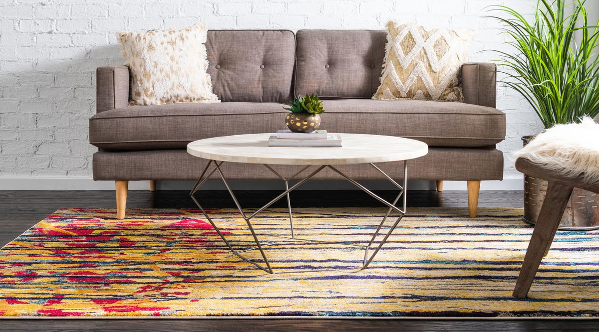 Marrakesh Elegance Collection Area Rug -  Erfoud Rectangle Yellow  lifestyle 4