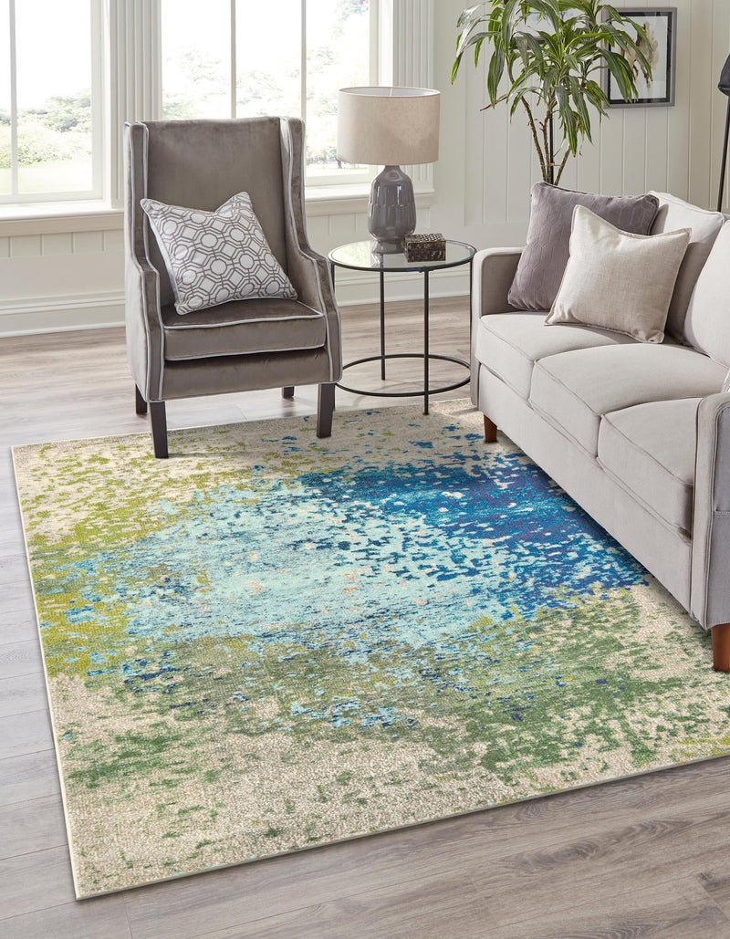 Marrakesh Elegance Collection Area Rug -  Boujad Rectangular Blue  lifestyle 38