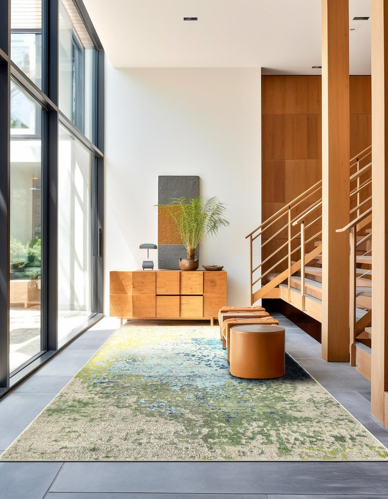 Marrakesh Elegance Collection Area Rug -  Boujad Rectangle Blue  lifestyle 7