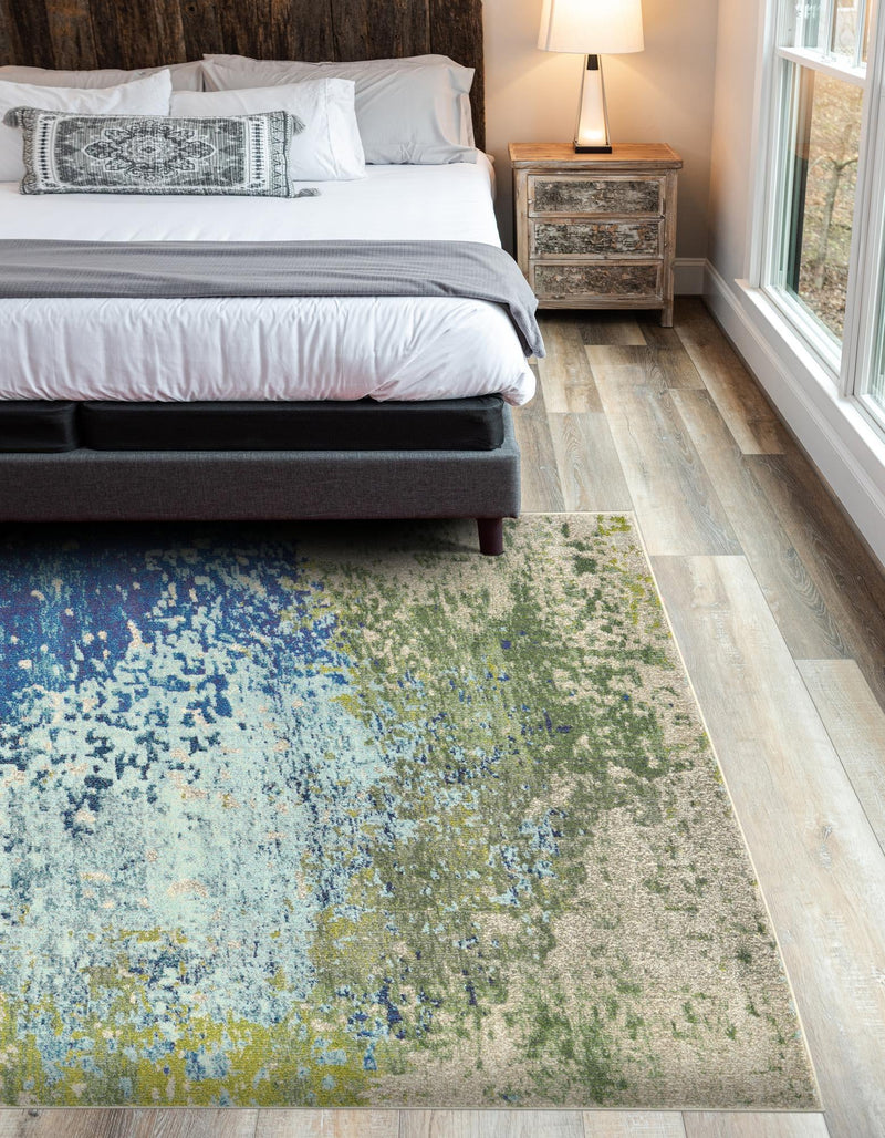Marrakesh Elegance Collection Area Rug -  Boujad Rectangle Blue  lifestyle 8