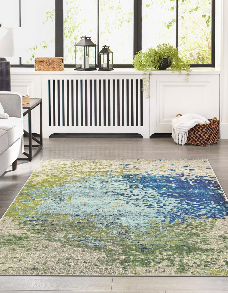 Marrakesh Elegance Collection Area Rug -  Boujad Rectangular Blue  lifestyle 62