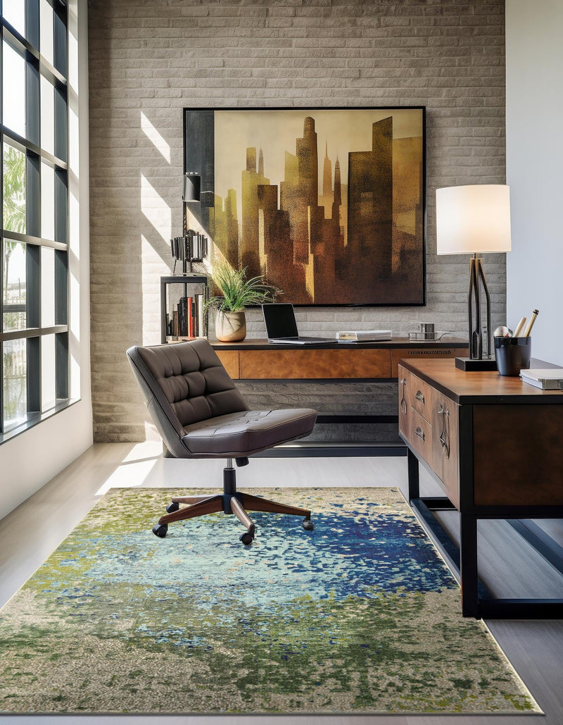 Marrakesh Elegance Collection Area Rug -  Boujad Rectangular Blue  lifestyle 68