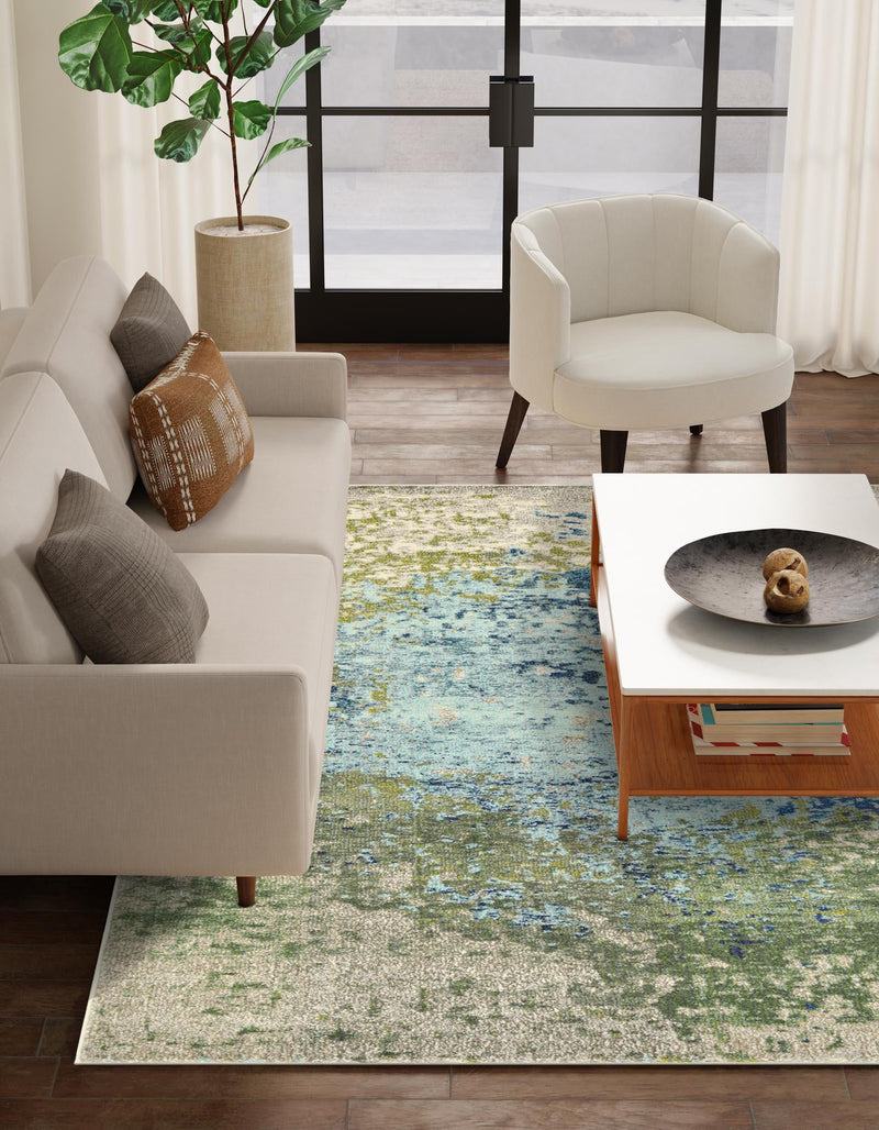 Marrakesh Elegance Collection Area Rug -  Boujad Rectangular Blue  lifestyle 74