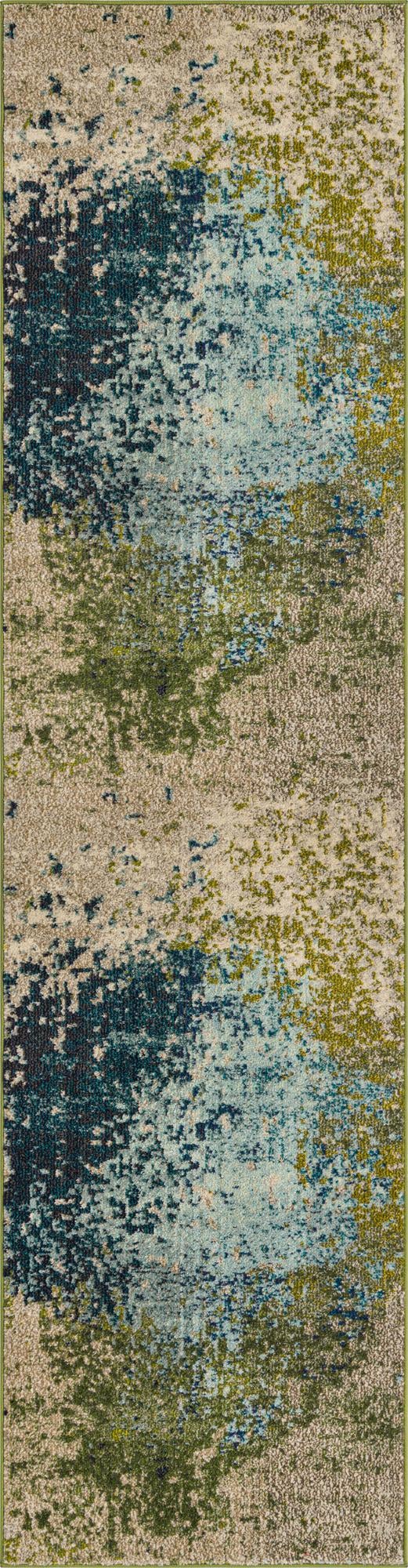 Marrakesh Elegance Collection Area Rug -  Boujad Runner Blue  lifestyle 25