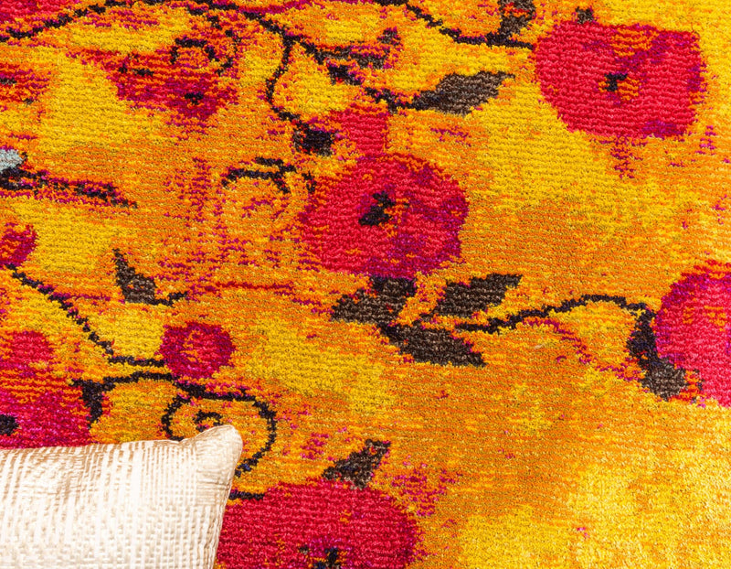 Marrakesh Elegance Collection Area Rug -  Guercif Rectangular Yellow  lifestyle 27
