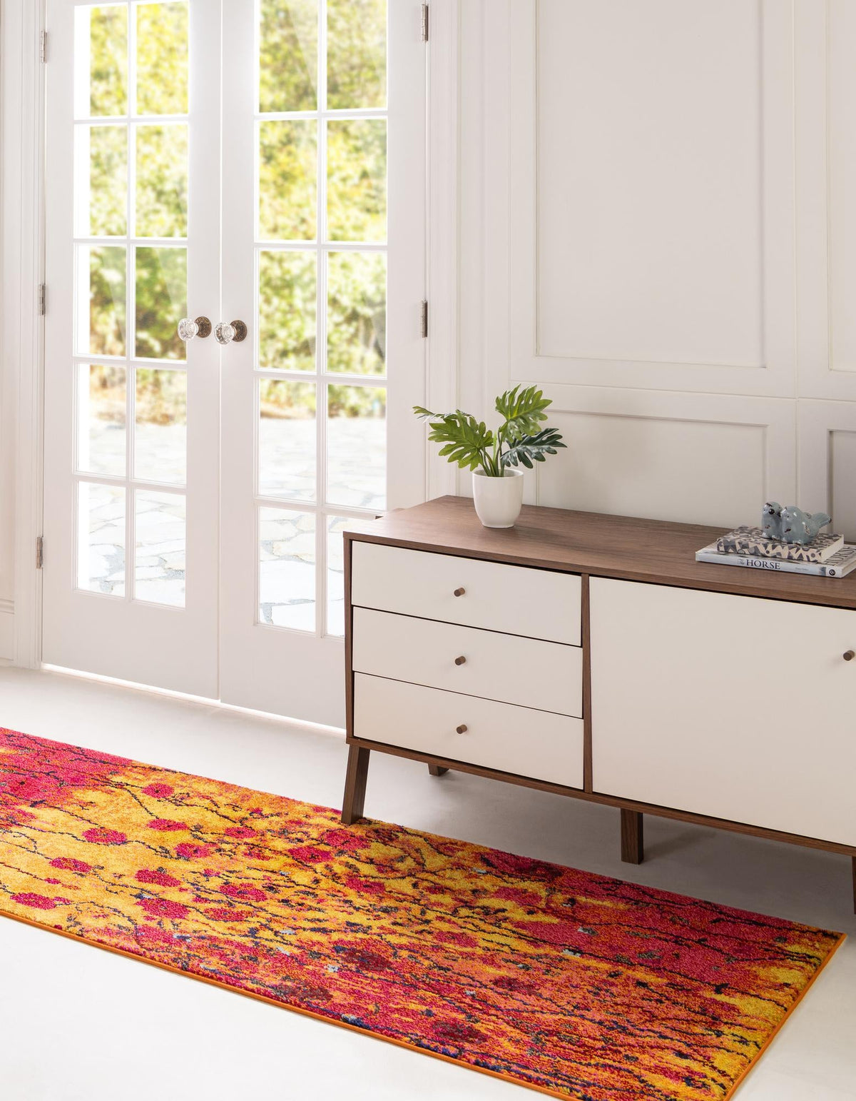 Marrakesh Elegance Collection Area Rug -  Guercif Runner Yellow  lifestyle 18