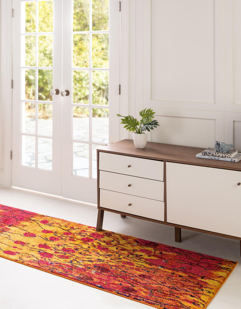 Marrakesh Elegance Collection Area Rug -  Guercif Runner Yellow  lifestyle 18