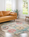 Marrakesh Elegance Collection Area Rug -  Goulmima Round Beige  lifestyle 31