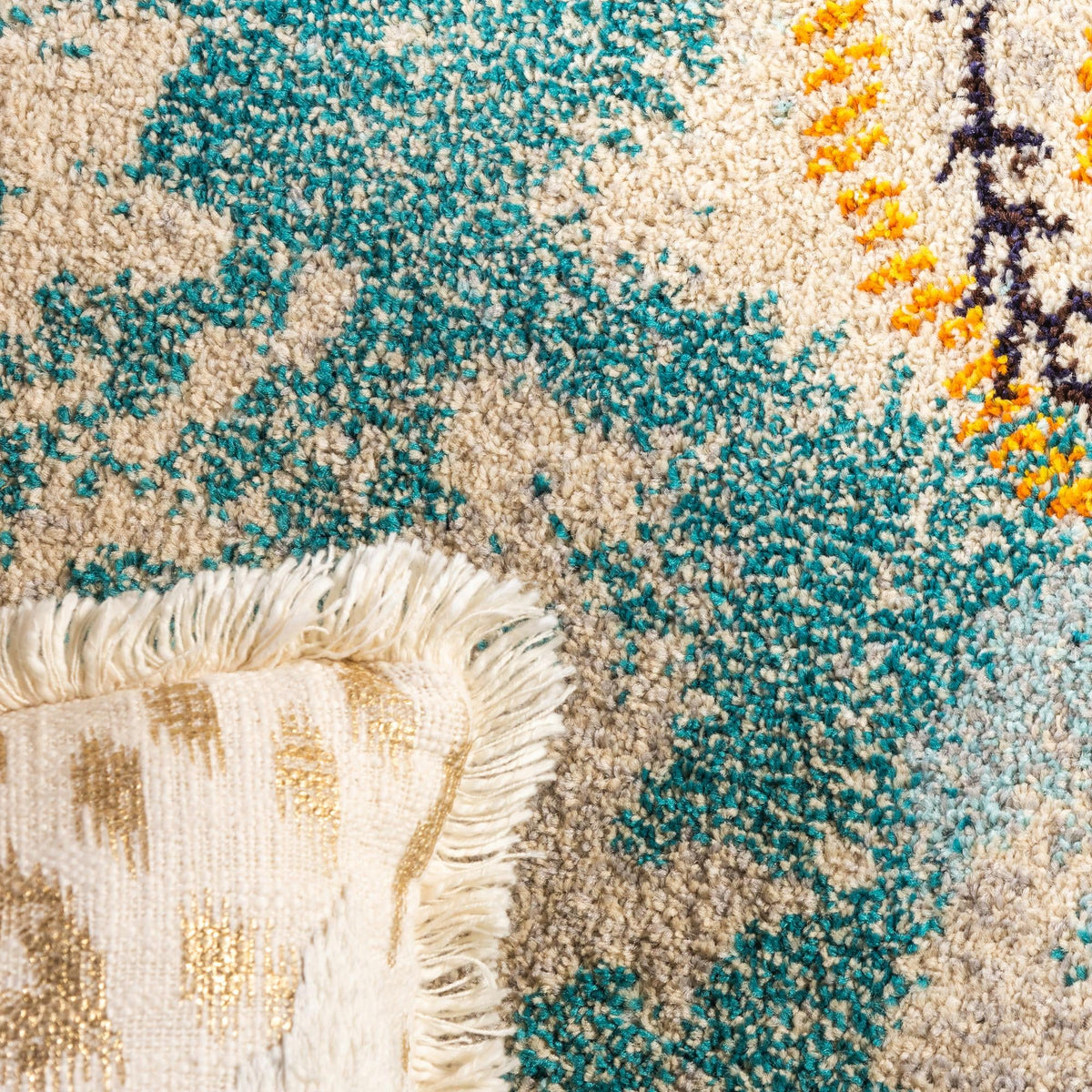 Marrakesh Elegance Collection Area Rug -  Goulmima Rectangle Beige  lifestyle 11