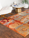 Marrakesh Elegance Collection Area Rug -  Goulmima Rectangular Orange  lifestyle 33