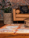 Marrakesh Elegance Collection Area Rug -  Goulmima Rectangular Orange  lifestyle 36