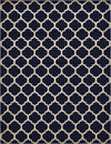Lattice Gardens Collection Area Rug -  Bloomfield (Dark Blue) Rectangle Dark Blue  lifestyle 3