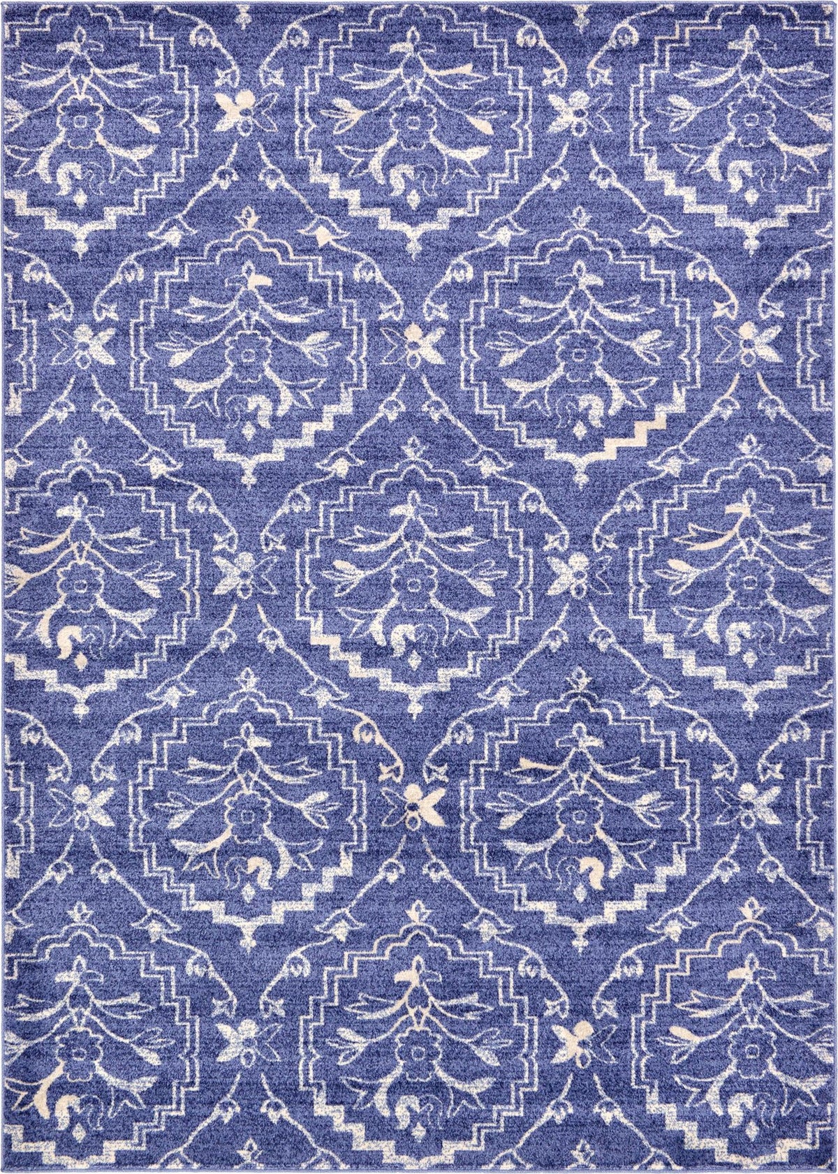 Venetian Tapestry Collection Area Rug -  Cannaregio Rectangle Blue  lifestyle 6