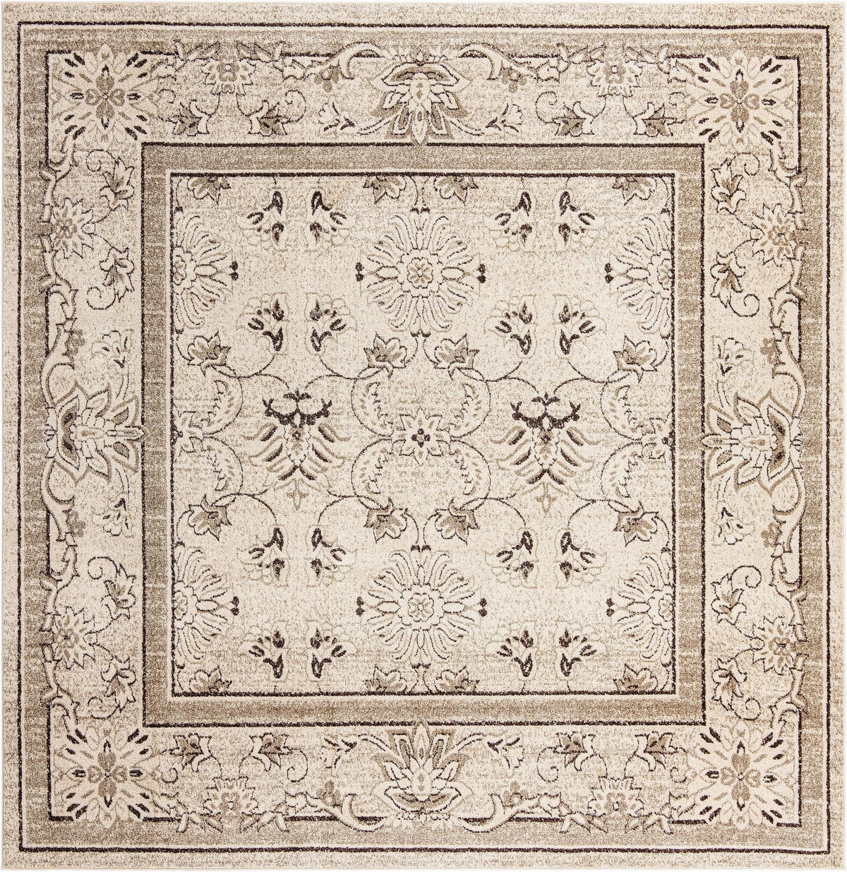 Horizon Collection Area Rug -  Meridian Square Ivory  lifestyle 67