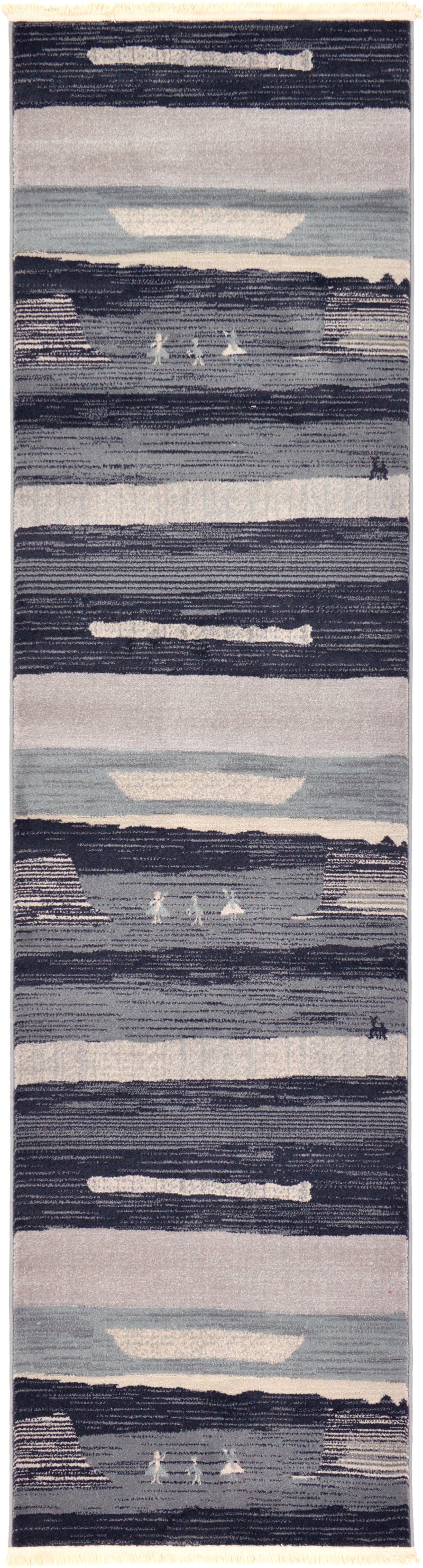 Zagros Oasis Collection Area Rug -  Lordegan Runner Dark Gray  lifestyle 31
