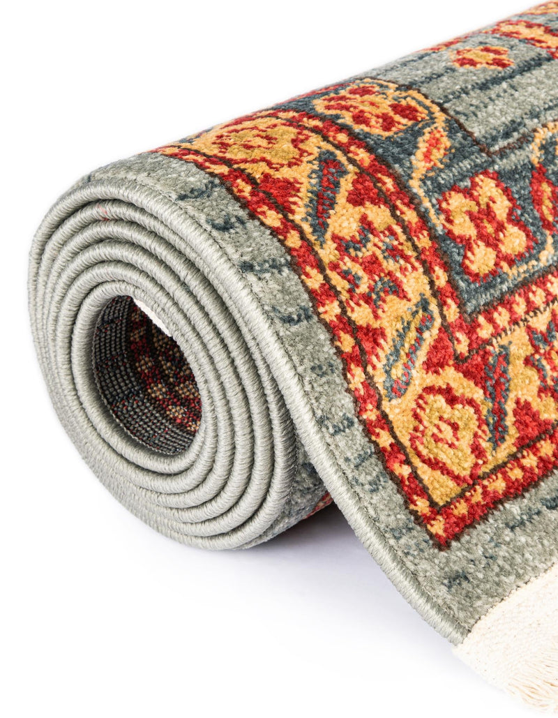 Persian Elegance Collection Area Rug -  Bushehr Rectangular Light Blue  lifestyle 44