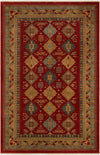 Persian Elegance Collection Area Rug -  Kashan Rectangular Red  lifestyle 9