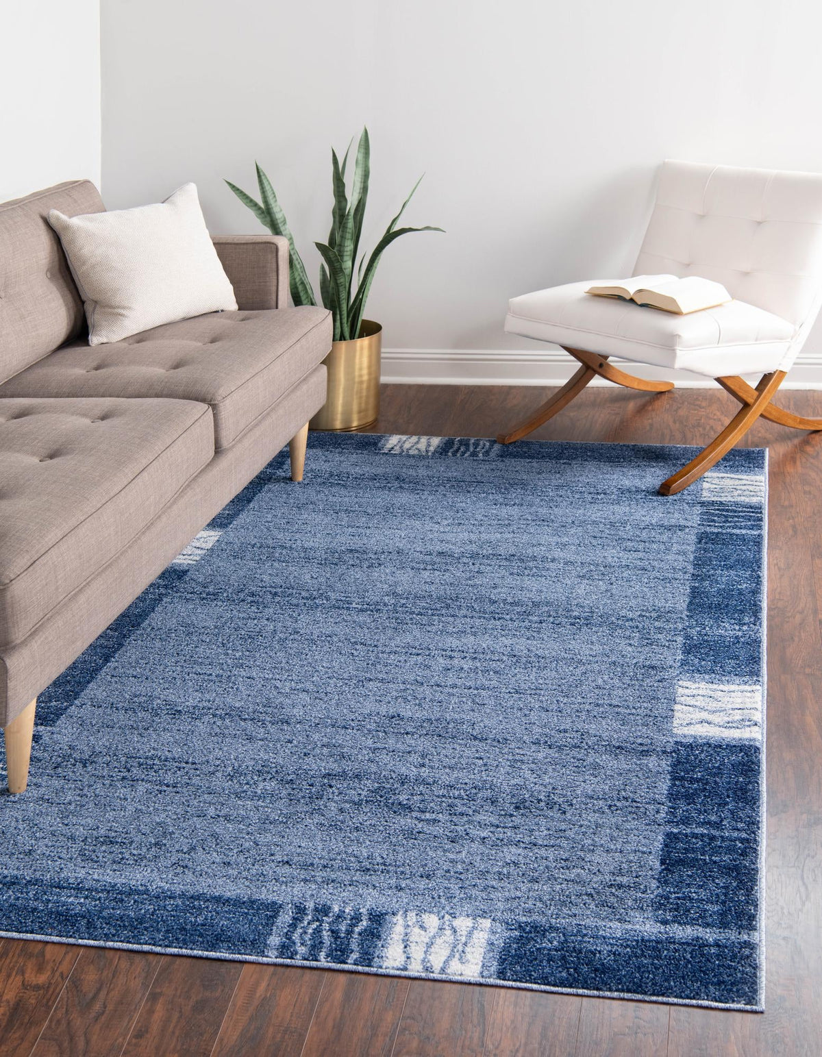 Studio Haven Collection Area Rug - Atelier Rectangle Light Blue  lifestyle 6