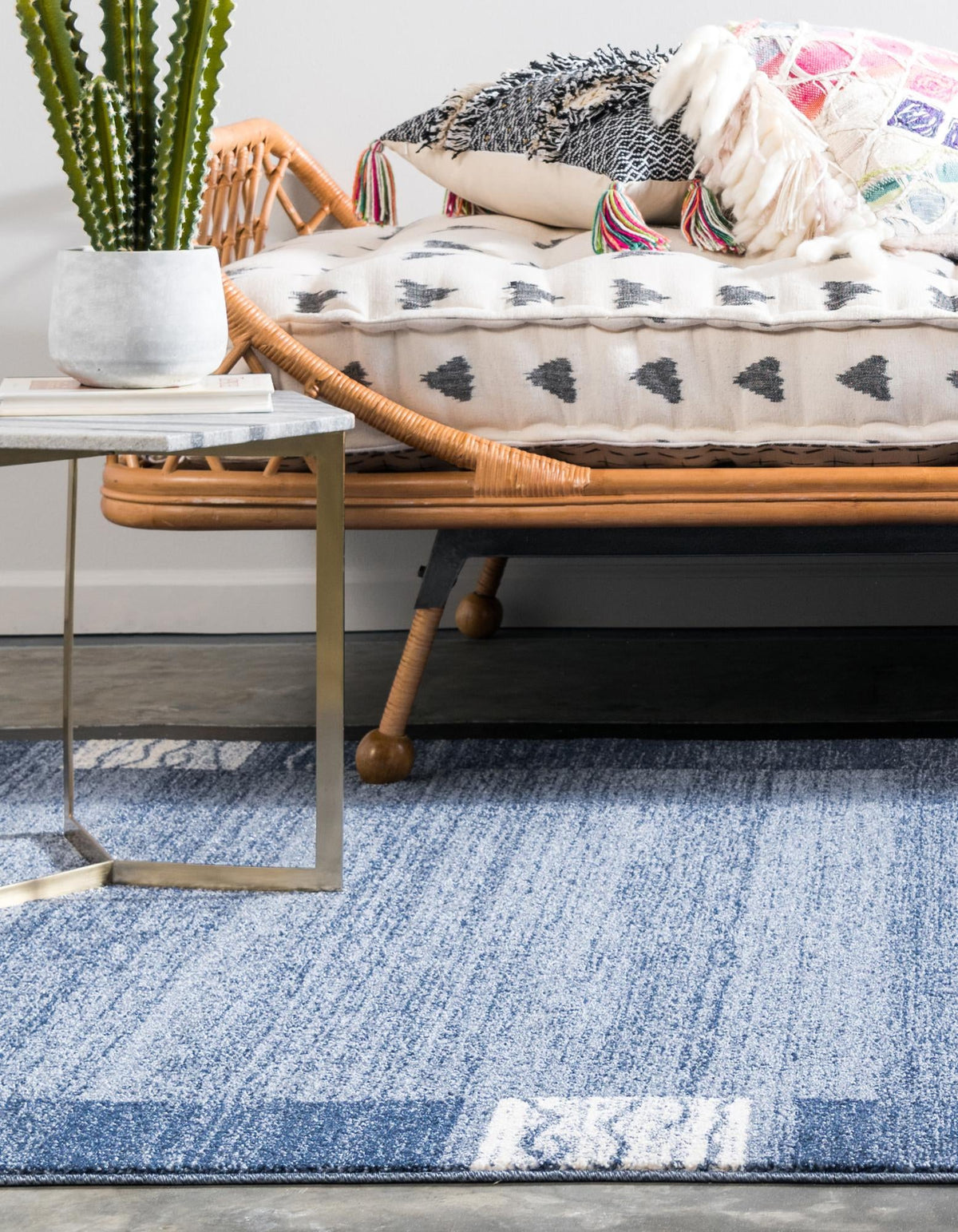 Studio Haven Collection Area Rug - Atelier Rectangle Light Blue  lifestyle 12