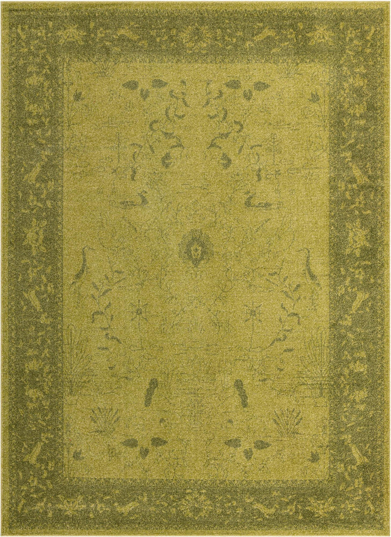 Horizon Collection Area Rug -  Apex (Green) Rectangle Green  lifestyle 2