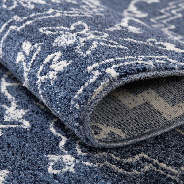 Venetian Tapestry Collection Area Rug -  Cannaregio Rectangle Blue  lifestyle 30
