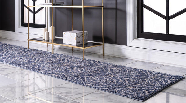 Venetian Tapestry Collection Area Rug -  Cannaregio Runner Blue  lifestyle 67