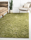 Venetian Tapestry Collection Area Rug -  Cannaregio Rectangle Light Green  lifestyle 6