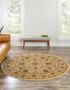 Jaipur Elegance Collection Area Rug -  Mani Round Cream  lifestyle 20