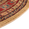 Persian Elegance Collection Area Rug -  Kish Round Beige  lifestyle 28