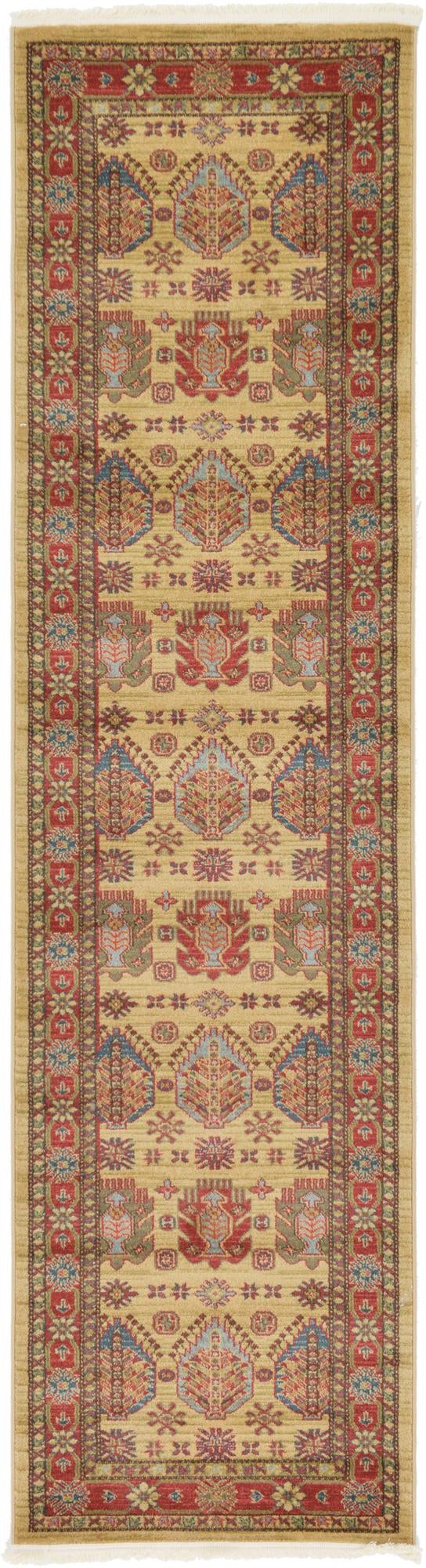 Persian Elegance Collection Area Rug -  Kish Runner Beige  lifestyle 12