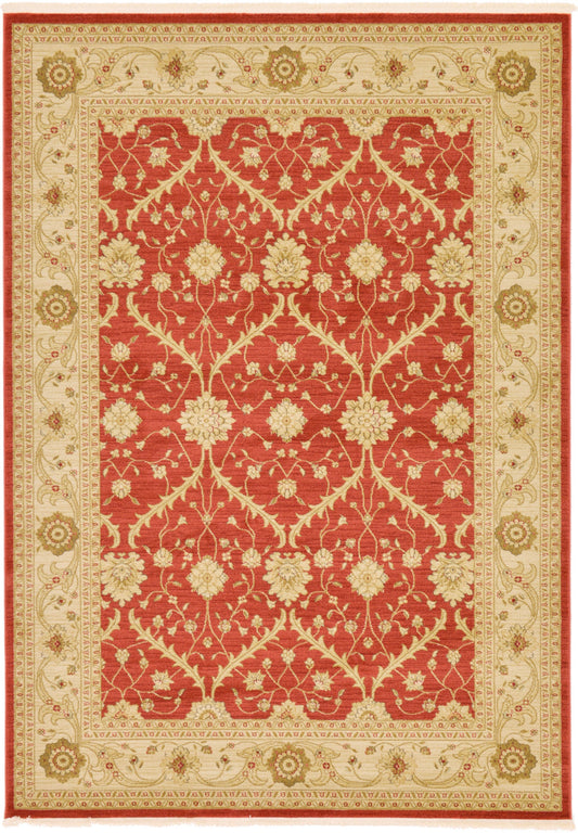 Chelsea Elegance Collection Area Rug -  Hammersmith Rectangle Rust Red Main