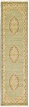 Chelsea Elegance Collection Area Rug -  Thames Runner Light Green  lifestyle 5