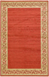 Versailles Elegance Collection Area Rug - Arles Rectangle Rust Red Main