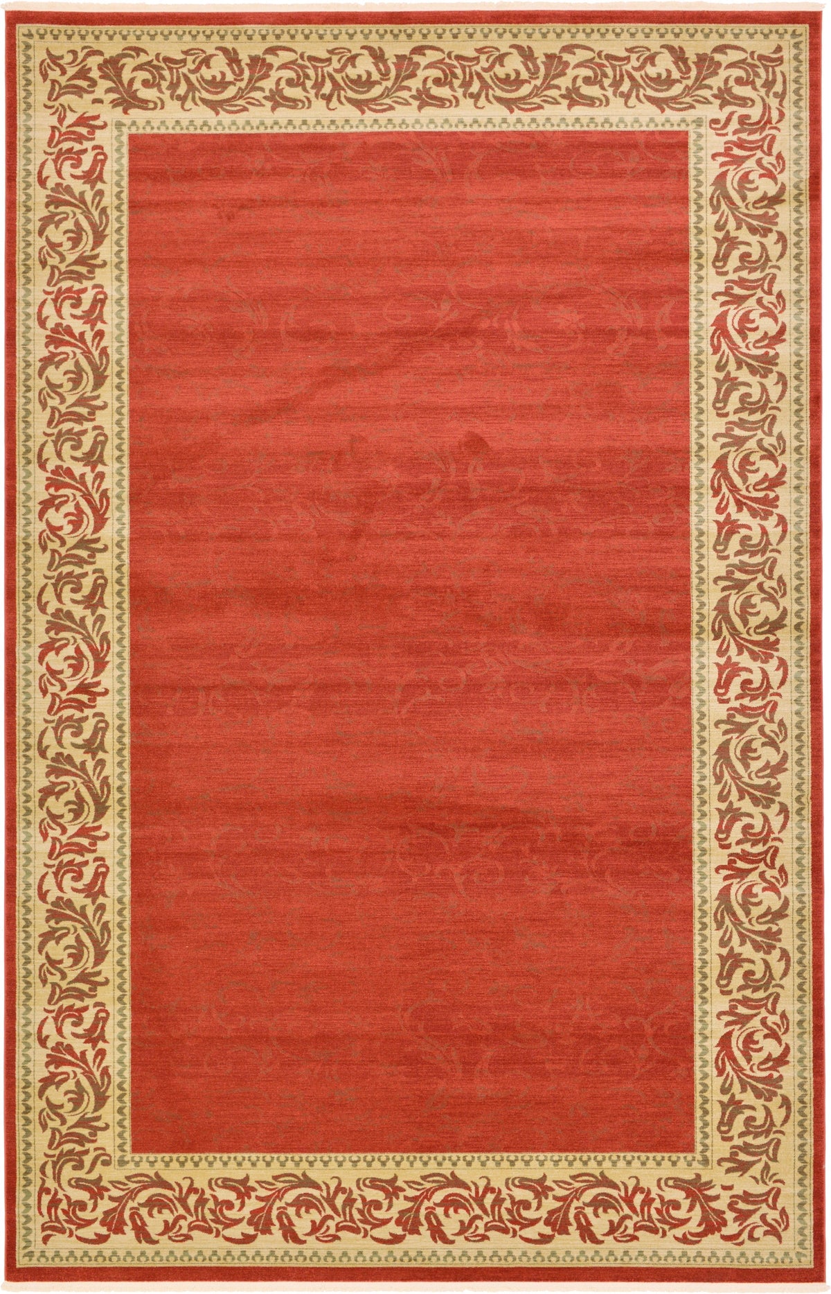 Versailles Elegance Collection Area Rug - Arles Rectangle Rust Red Main