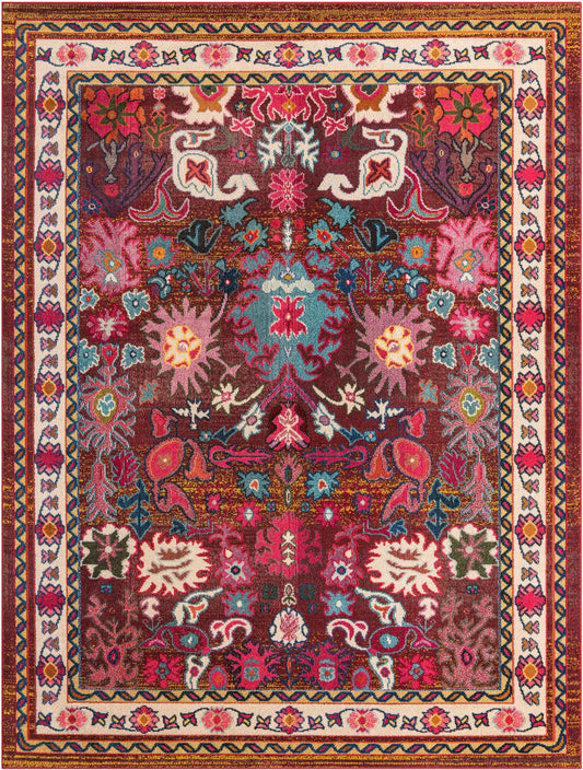 Chateau Elegance Collection Area Rug - Versailles Rectangle Multi Main