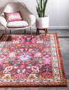 Chateau Elegance Collection Area Rug - Versailles Rectangular Multi  lifestyle 22