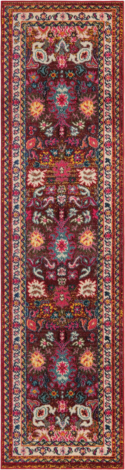 Chateau Elegance Collection Area Rug - Versailles Runner Multi  lifestyle 17
