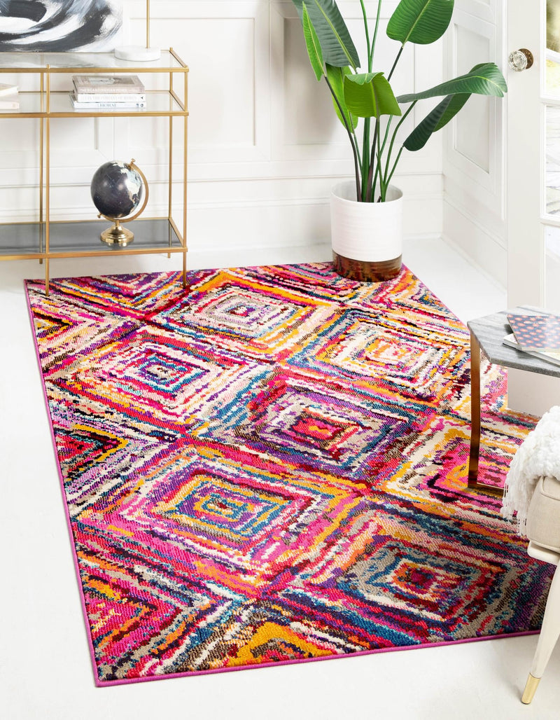 Marrakesh Elegance Collection Area Rug -  Zerktouni Rectangle Multi  lifestyle 2