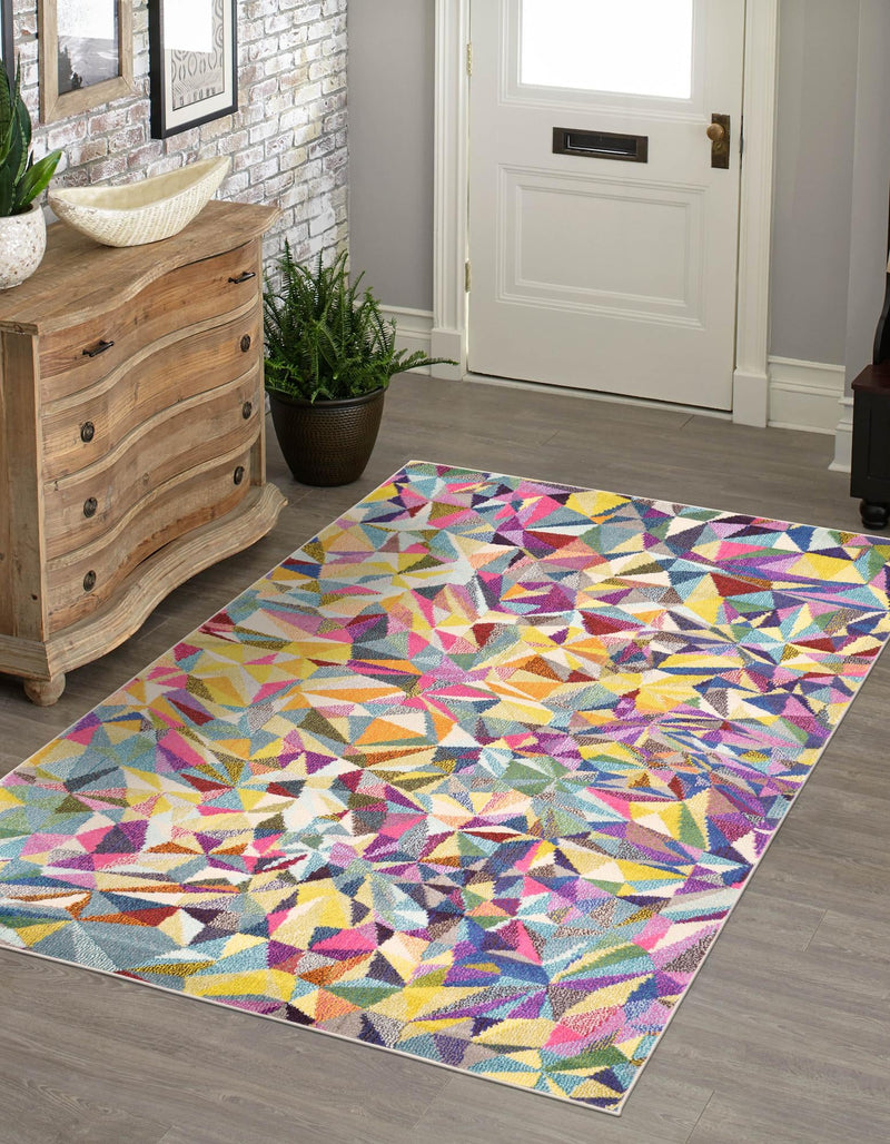 Marrakesh Elegance Collection Area Rug -  Toubkal Rectangle Multi  lifestyle 4