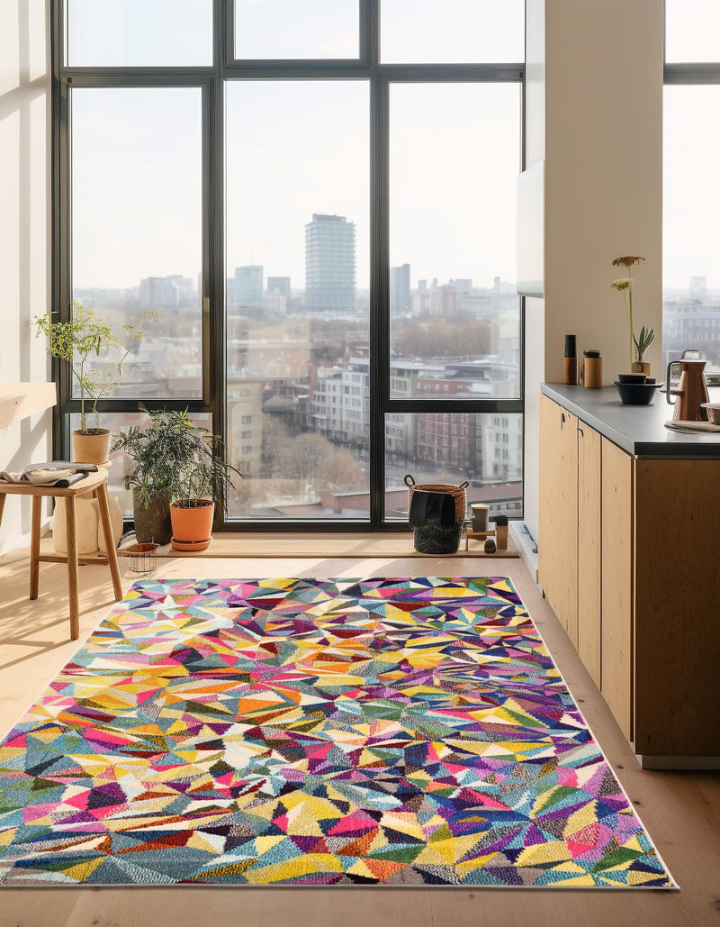 Marrakesh Elegance Collection Area Rug -  Toubkal Rectangle Multi  lifestyle 5
