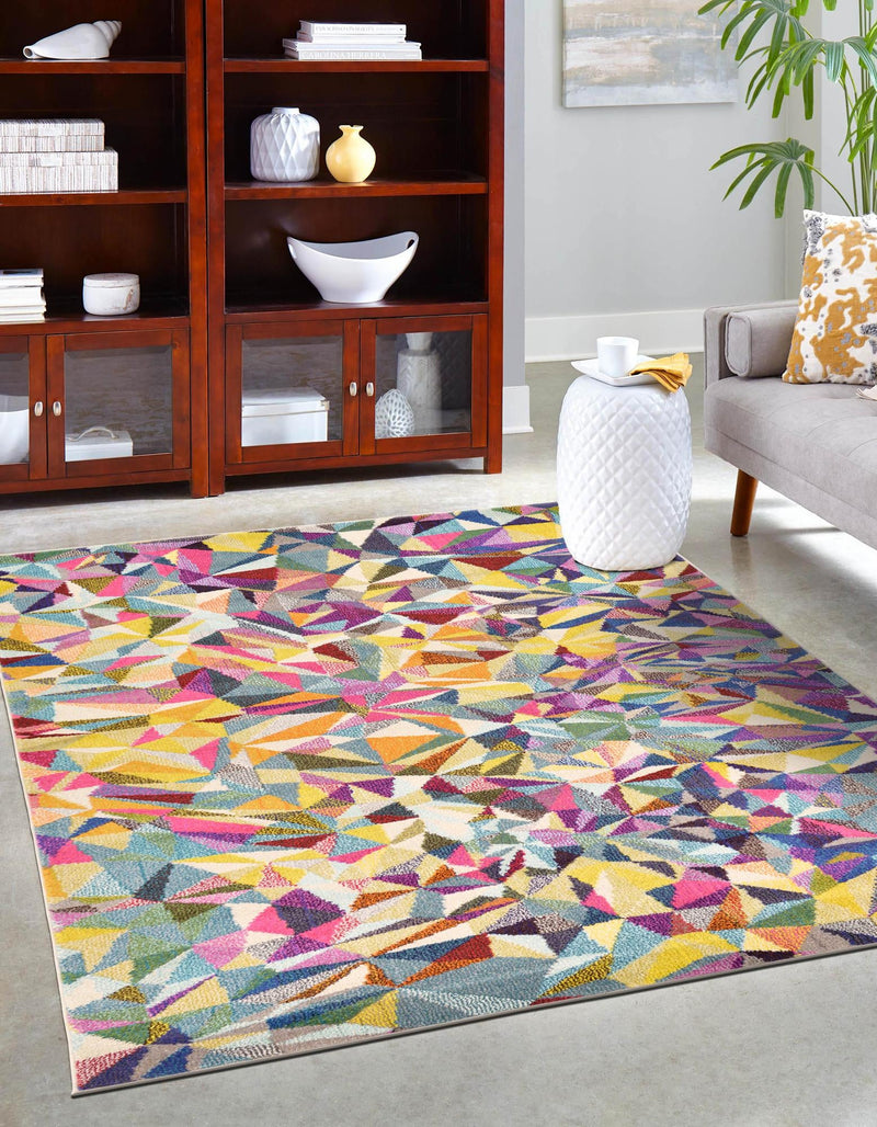 Marrakesh Elegance Collection Area Rug -  Toubkal Rectangle Multi  lifestyle 6