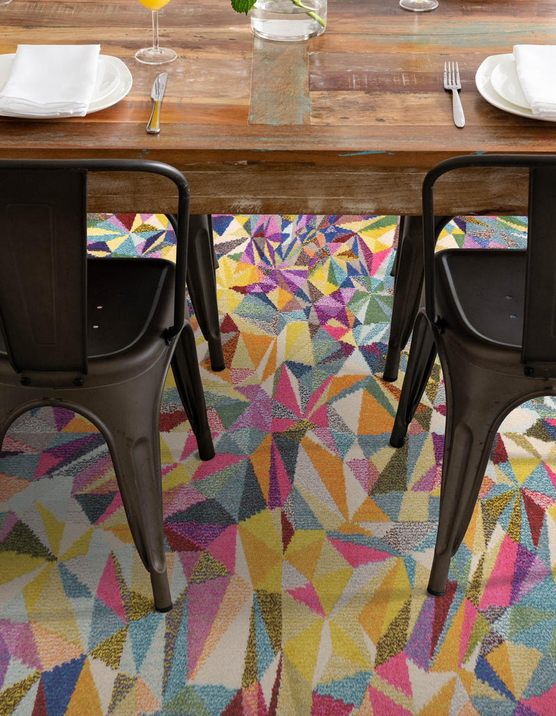 Marrakesh Elegance Collection Area Rug -  Toubkal Rectangle Multi  lifestyle 10